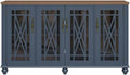 Vintage Wood Kitchen Buffet Sideboard Cabinet E3401