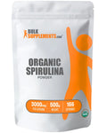 Organic Spirulina Powder 3000mg per Serving 500g T25323