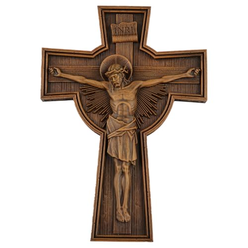 Hanging Crucifix Hand Made Catholic Cross W591