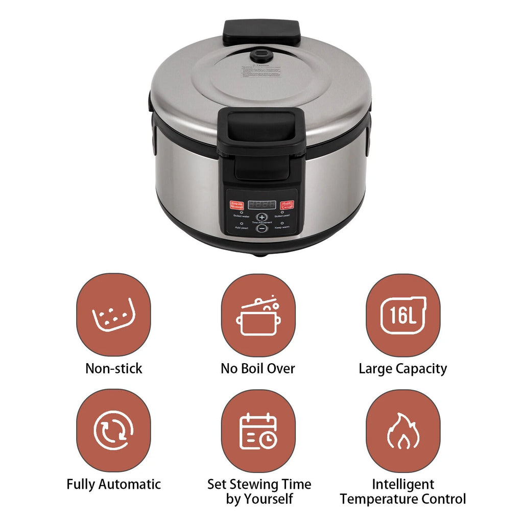 Automatic Tapioca Pearl Cooker 16L Boba Pot G693318