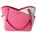 Electric Pink Large Chain Tote Handbag Z58314