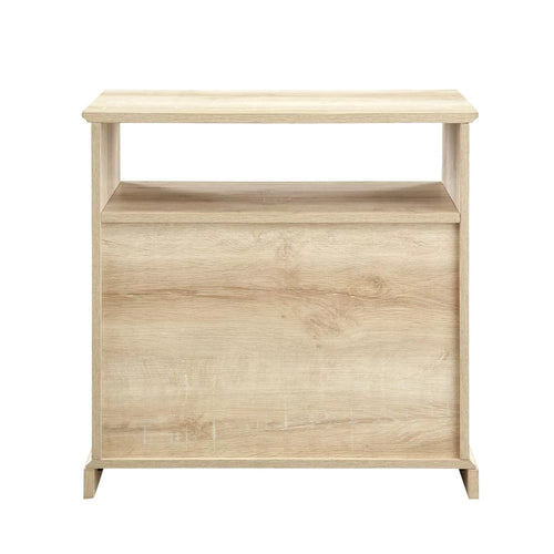 2-Drawer White Oak Nightstand L1759