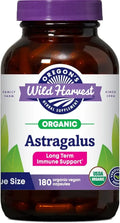 Certified Organic Astragalus Capsules 180 Count B994370