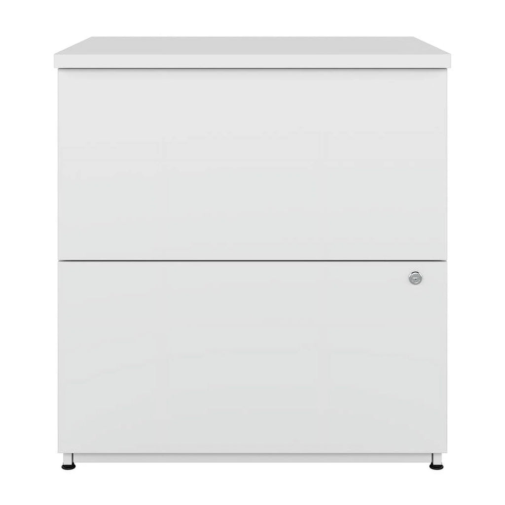 2-Drawer Engineered Wood Lateral File Cabinet in Pure White N741542