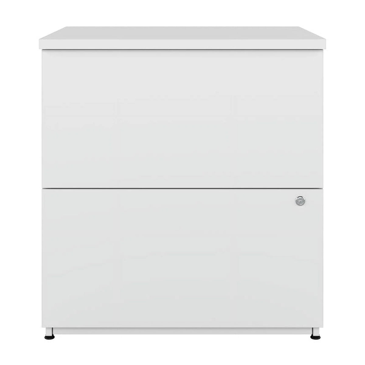 2-Drawer Engineered Wood Lateral File Cabinet in Pure White N741542