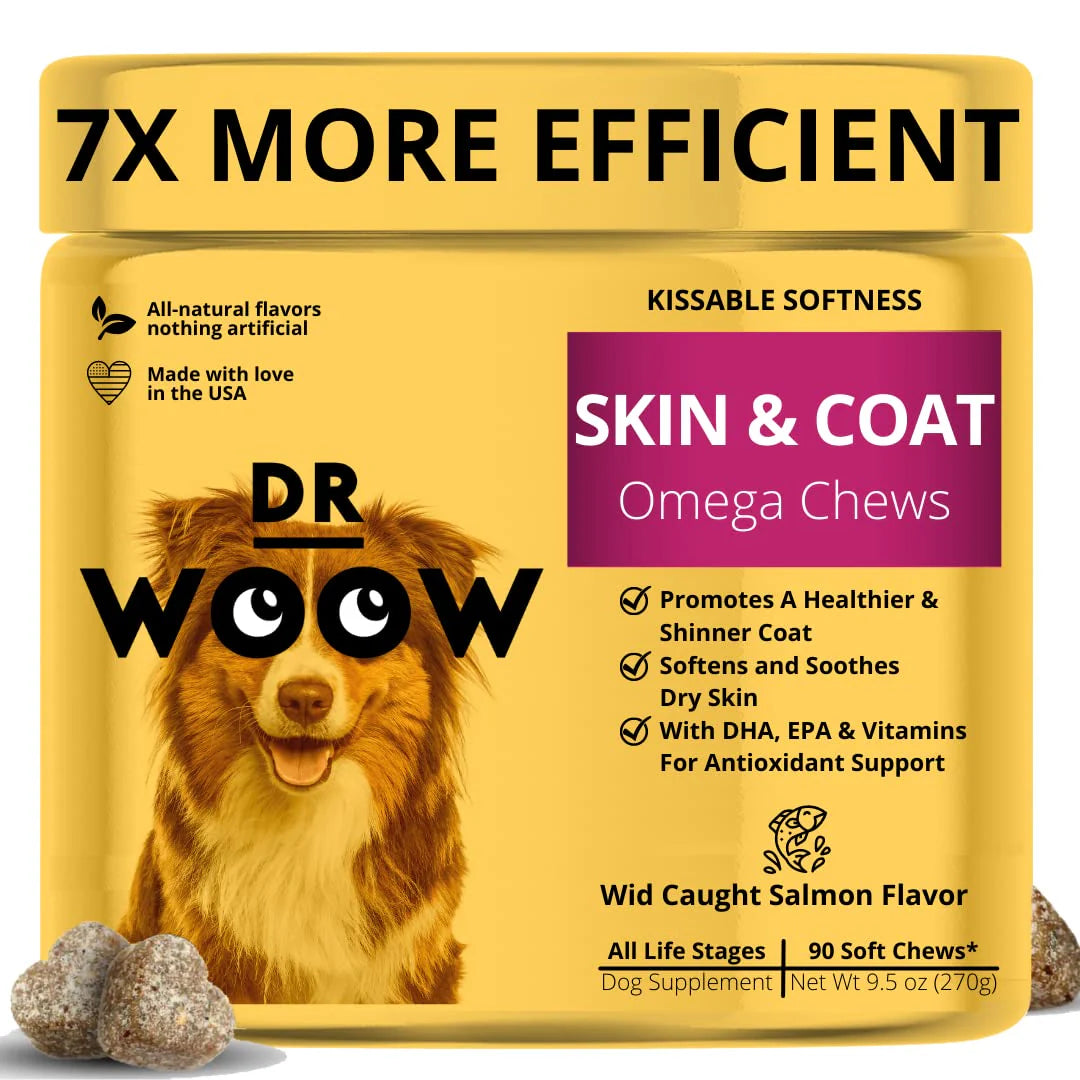 Wild Alaskan Salmon Fish Oil 90 ct Soft Chews for Dog I4759