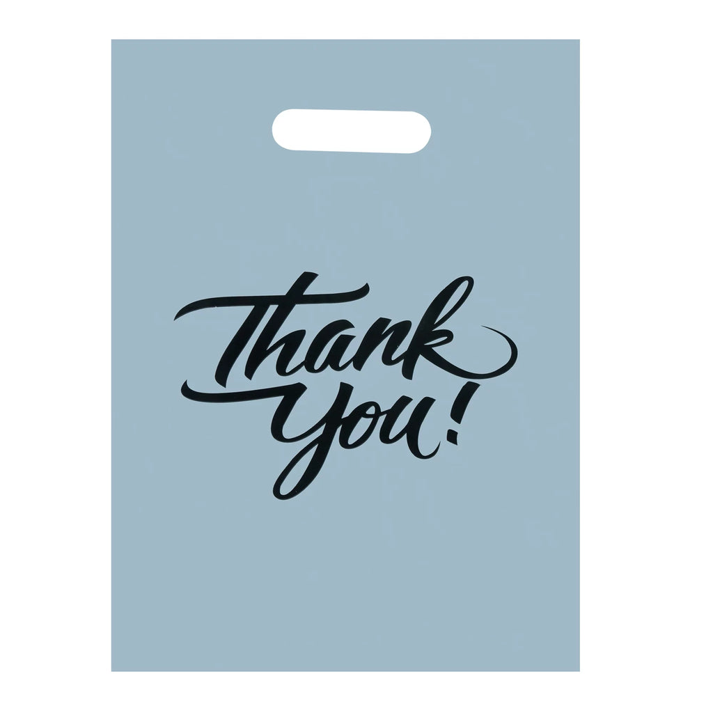 Silver 16"x18" 100pcs Thank You Merchandise Bags Q43445
