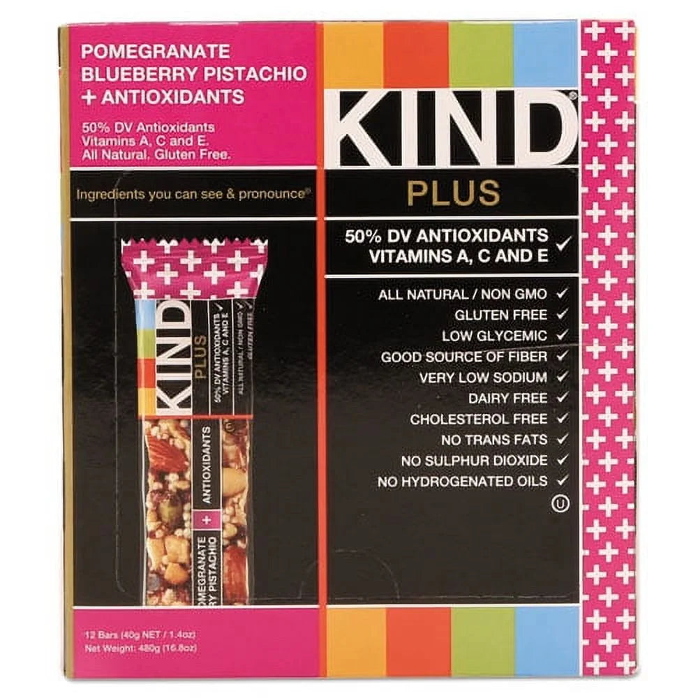 Pomegranate Blueberry Pistachio Nutrition Bar 1.4 Oz 12 Count G943563
