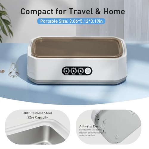 Ultrasonic Retainer Cleaner 650ML Stainless Steel G616025