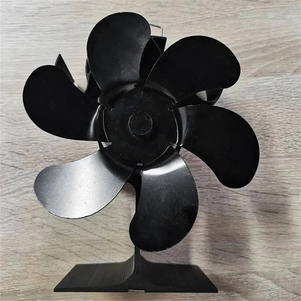 Wood Stove Fan 6 Blades Heat Powered Z848