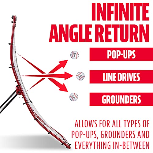 Baseball Rebounder and Pitchback Net with Pitching Target F5864