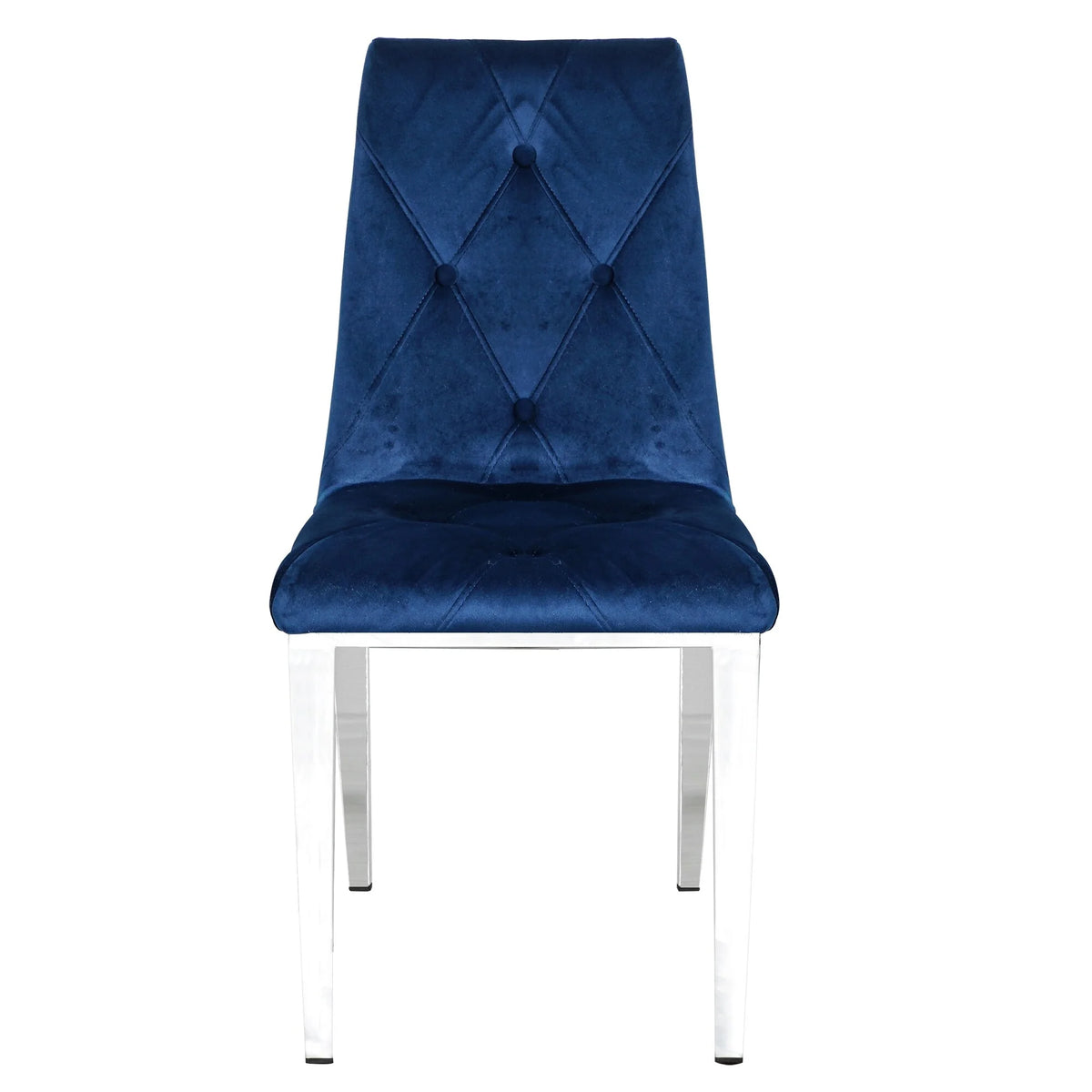 Blue Velvet Upholstered Dining Chairs G481