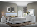White Eastern King 5pcs Bedroom Set G237537