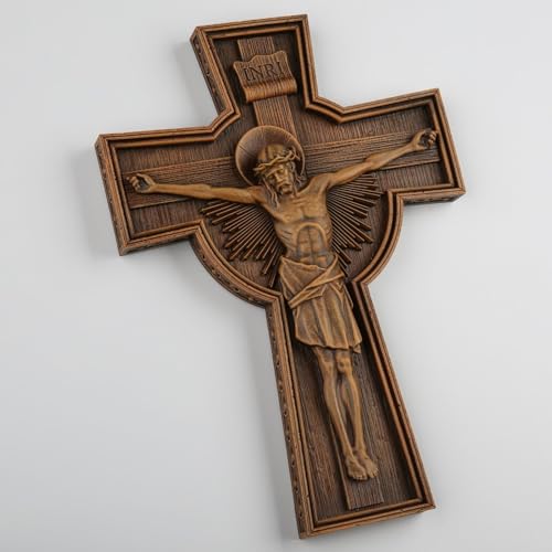 Hanging Crucifix Hand Made Catholic Cross W591