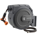 Retractable Garden Hose Reel 1/2" x 100 ft Heavy Duty Dark Grey E350677