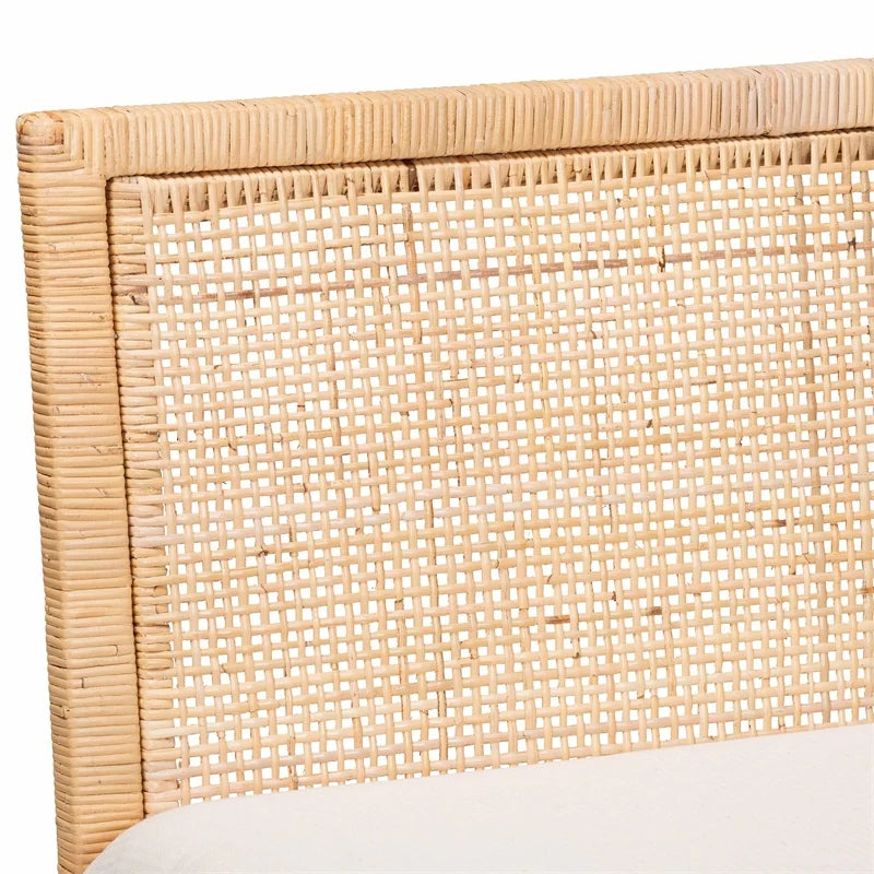 Light Honey Rattan 3-Piece Dining Nook Set A804
