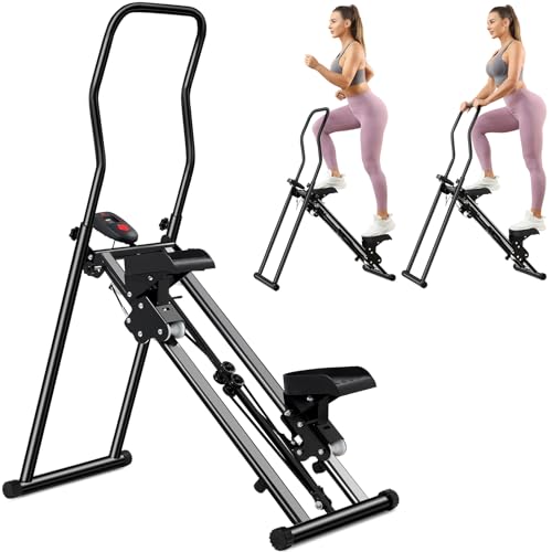 Vertical Climber, Compact Foldable Cardio Stair Stepper X702