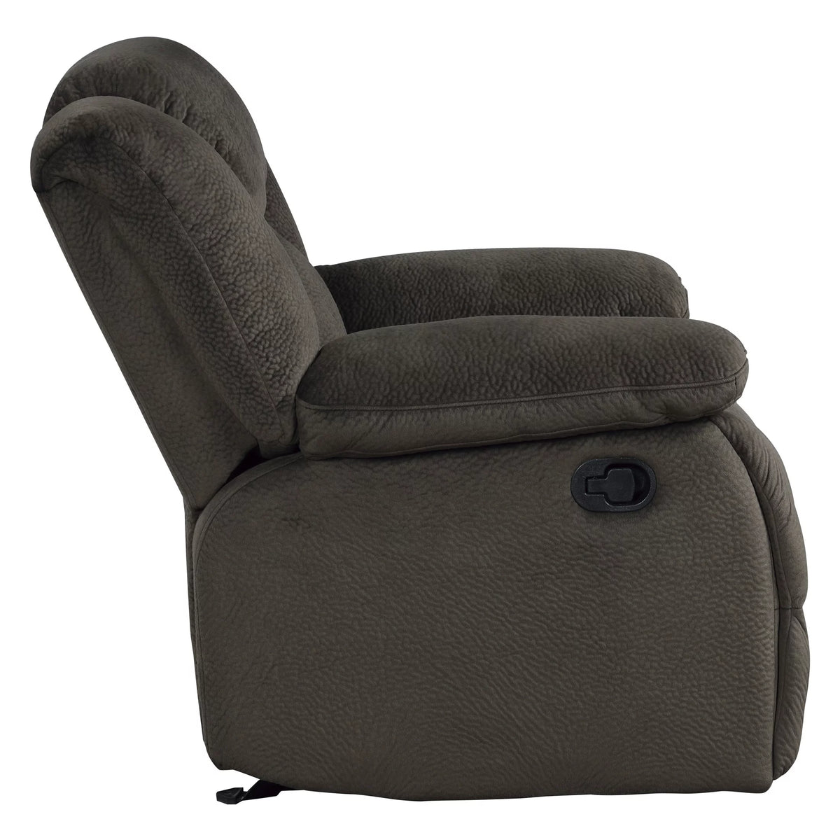 Chocolate Microfiber Fabric Upholstered Glider Reclining Chair W766521