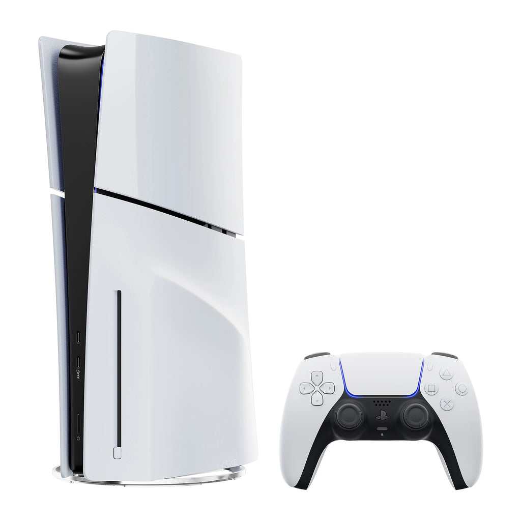 PS5 Slim Disc 2TB SSD Console Bundle with Two DualSense Controllers M963