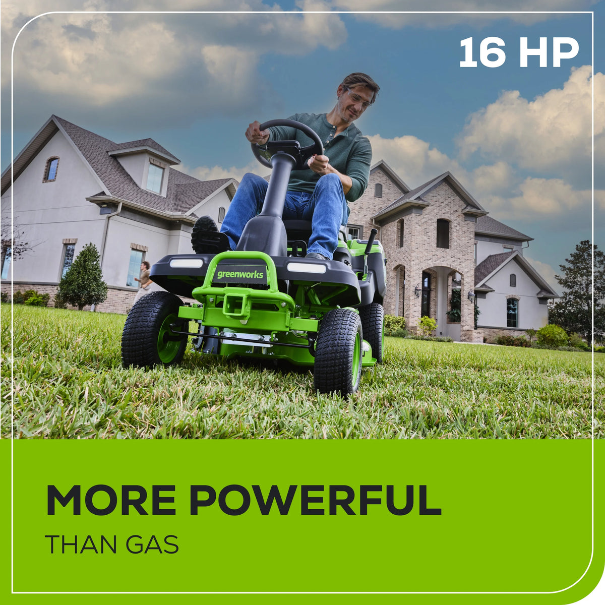 60V 30” Riding Lawn Tractor with Batteries & Charger H699