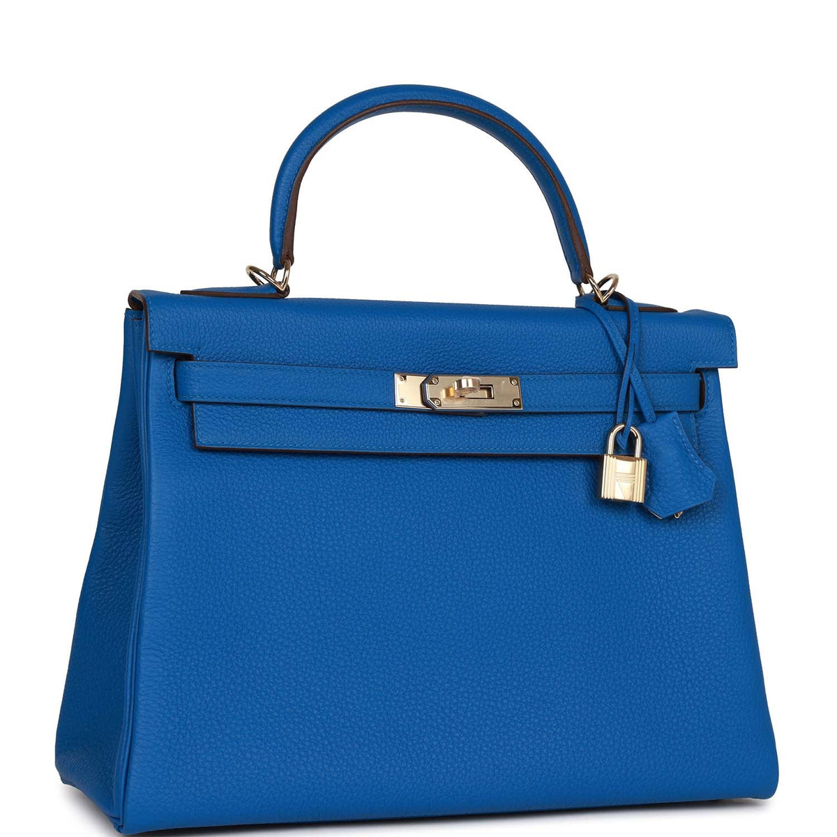 Bleu Royal Togo Leather Bag X803