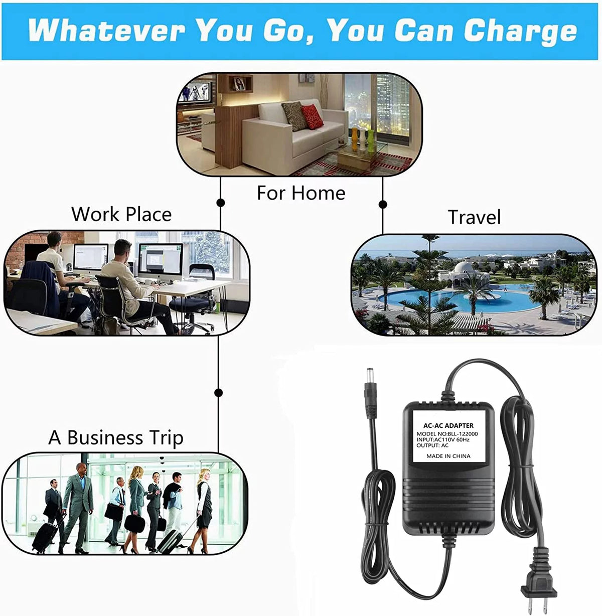 9V AC/AC Adapter Q71917