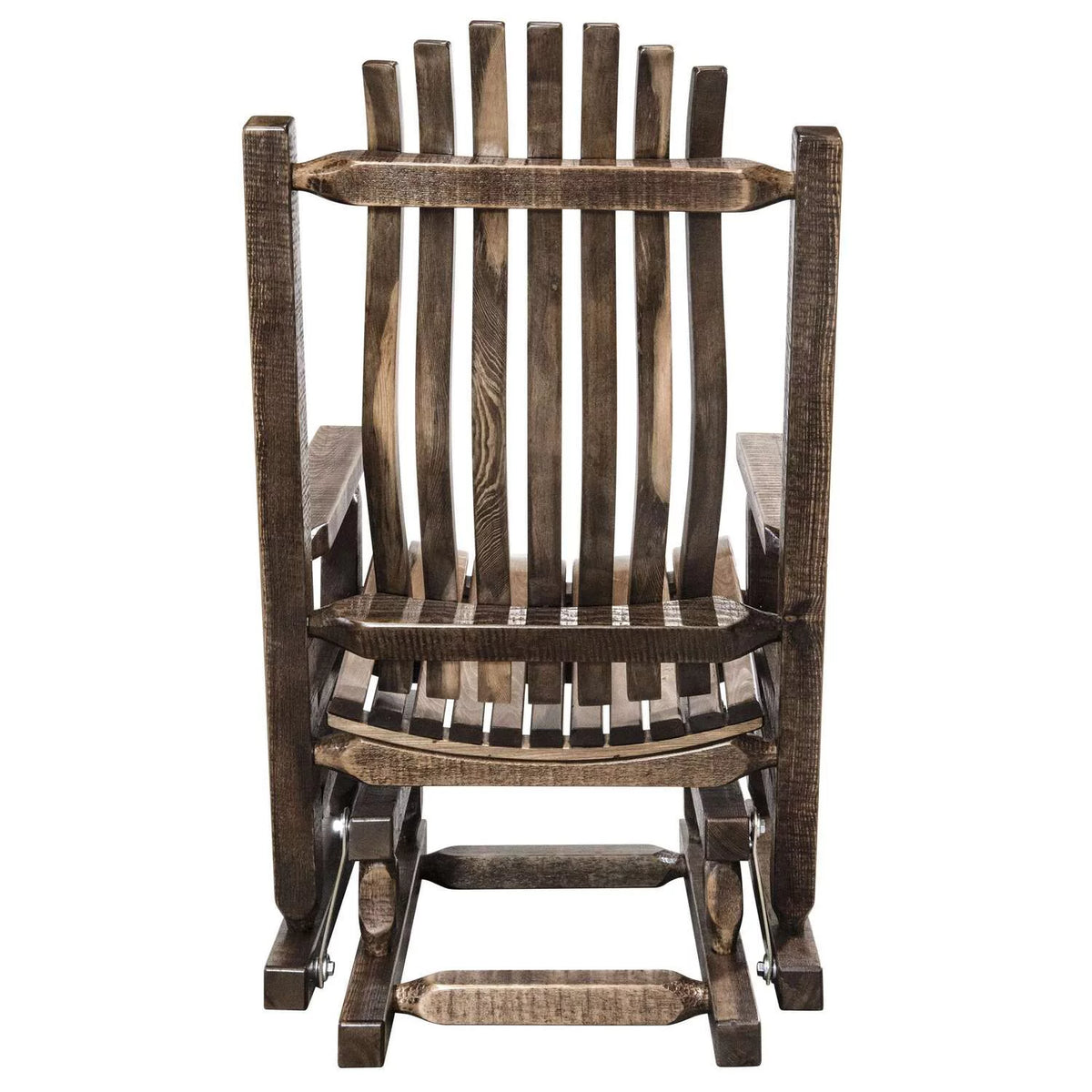 Brown Wood Glider Rocker D367998