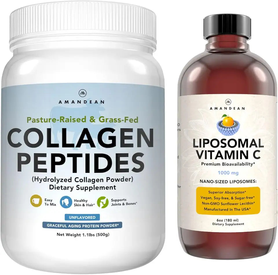 Liposomal Vitamin C & Bovine Collagen Peptides Bundle L302221