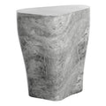 Gray Marble Look Concrete End Table G793652