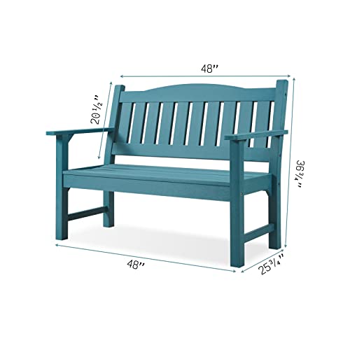 2-Person All-Weather Poly Lumber Outdoor Bench N202431