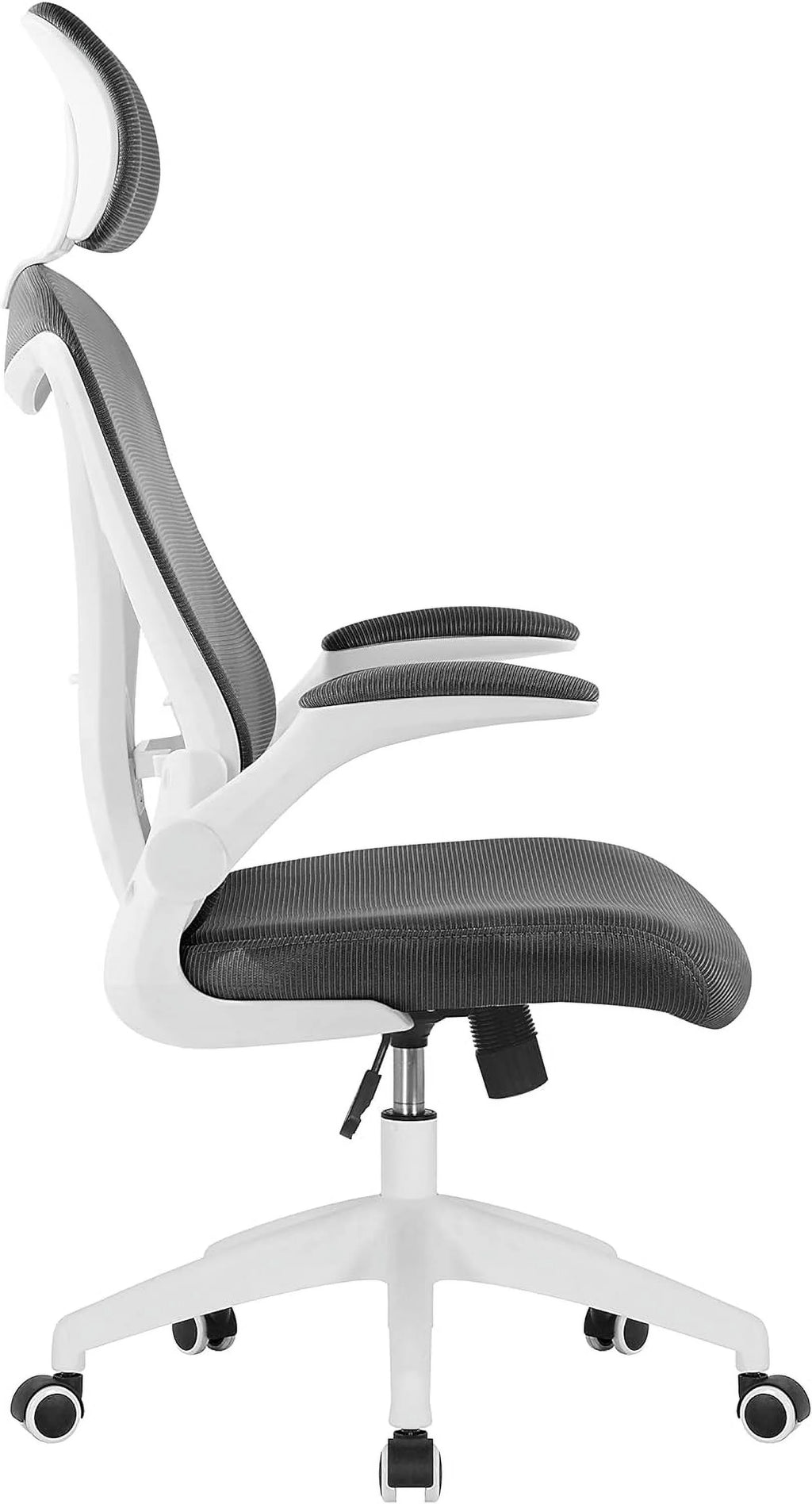 Office Chair with Headrest, Mesh Back, Armrests and Adjustable Seat with Wheels W949983