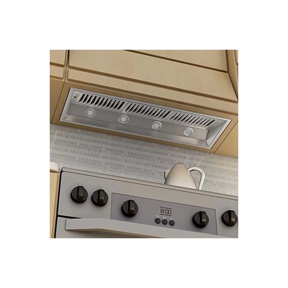 46 Inch Stainless Steel Range Hood Insert with LED Lighting S5062