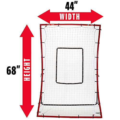 Baseball Rebounder and Pitchback Net with Pitching Target F5864