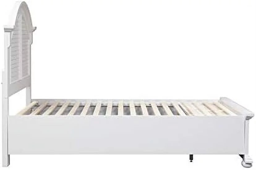 King Storage Bed in Oyster White K920138