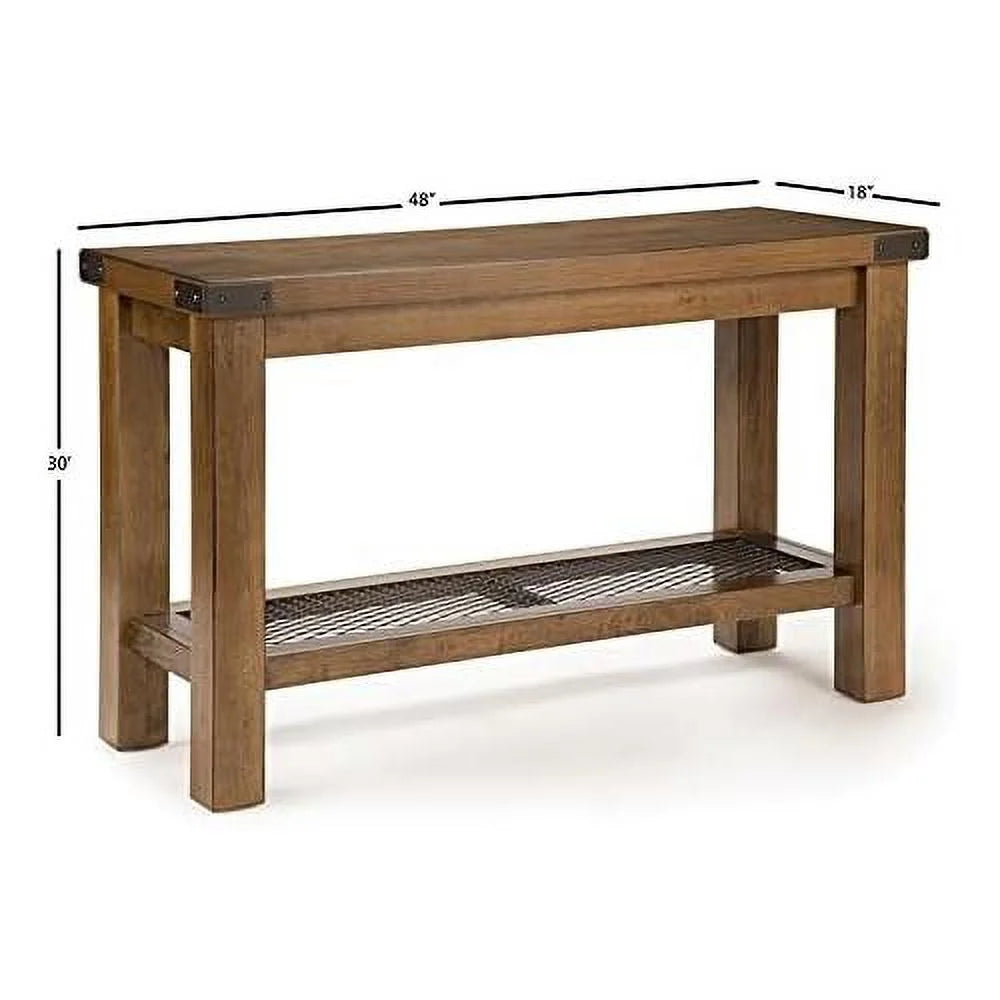Distressed Oak Console Table Q2818