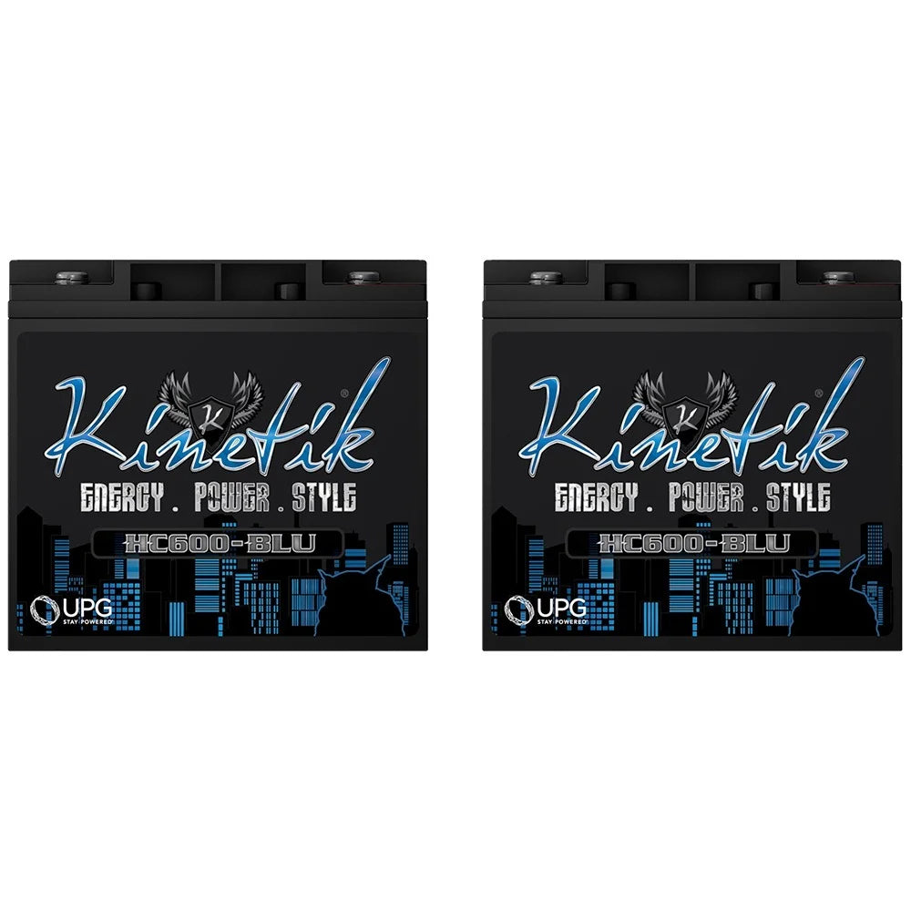 600 Watt Car Audio Battery 2 Pack W34556