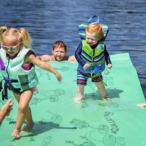 Green/Yellow Floating Water Mat R668941