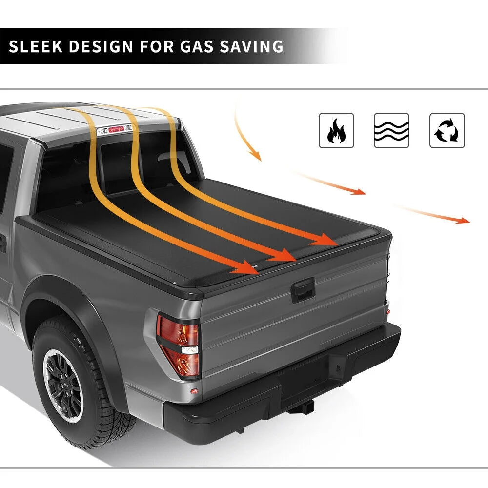 5 ft Soft Tri Fold Truck Bed Tonneau Cover A8424