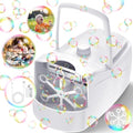 Automatic Bubble Machine with 2 Speeds and 6 Wands Y82017
