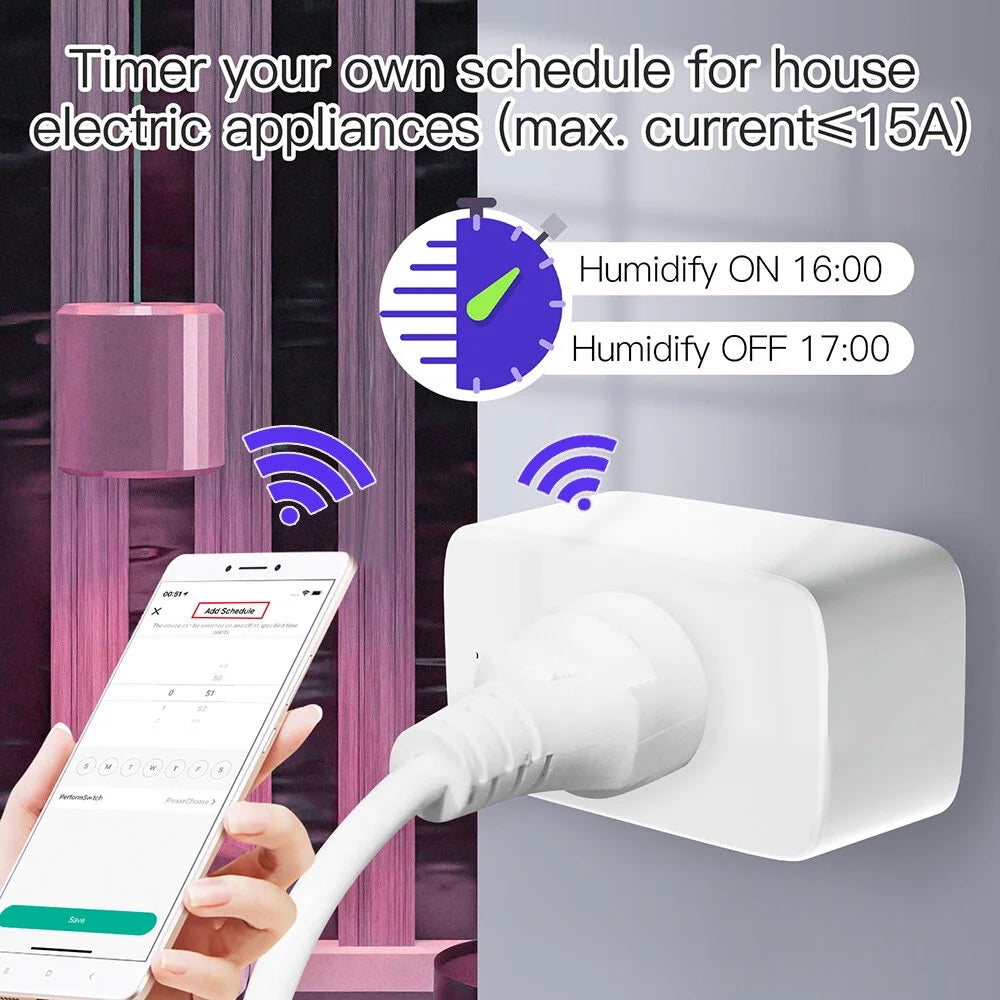 Smart Plug WiFi Socket Mini Outlet W7006