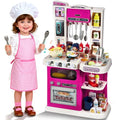 31.1'' Play Kitchen Set with Steam, Sound & Light B255428