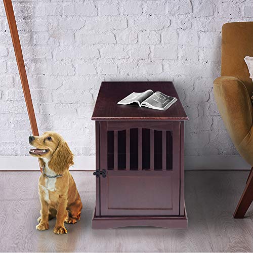 Wooden Medium Pet Crate End Table T797
