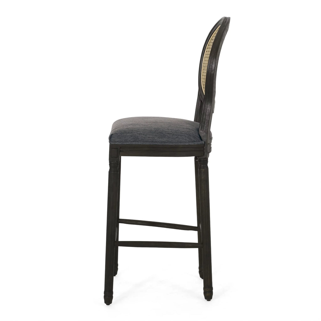 Upholstered Wood Barstools Set of 2 K5107