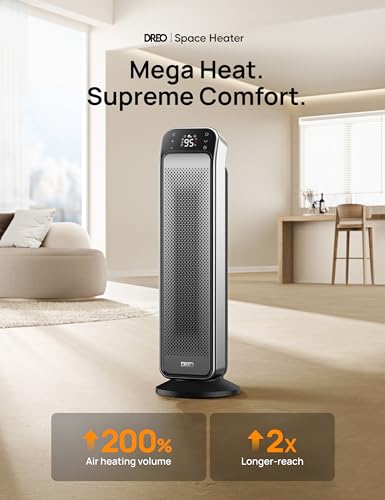 25" Electric Space Heater with Remote and Thermostat I18736