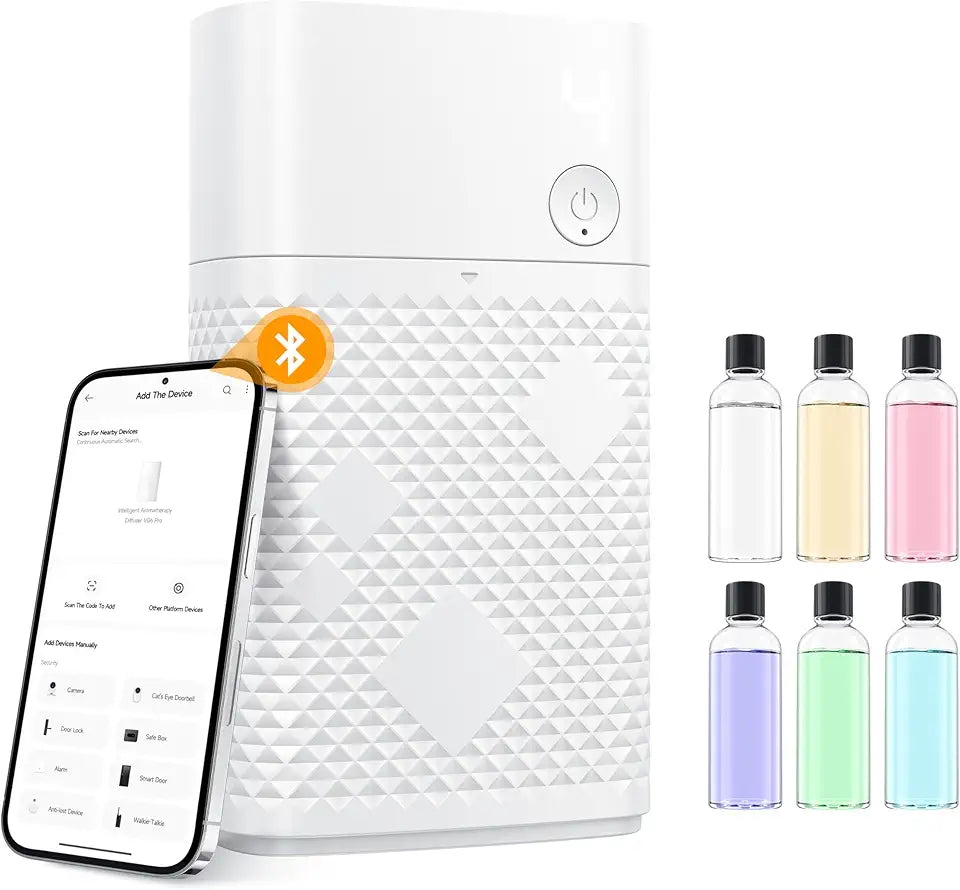 Smart Ultrasonic Essential Oil Diffuser with App Control L682
