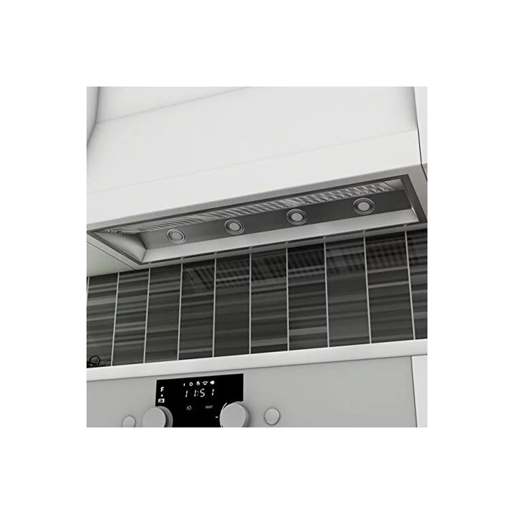 46 Inch Stainless Steel Range Hood Insert with LED Lighting S5062