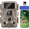 WiFi 4K 64MP Trail Camera with Night Vision IP67 Waterproof H603034