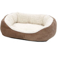 Ultra-Soft Fleece Dog & Cat Bed, Small, Brown G8356