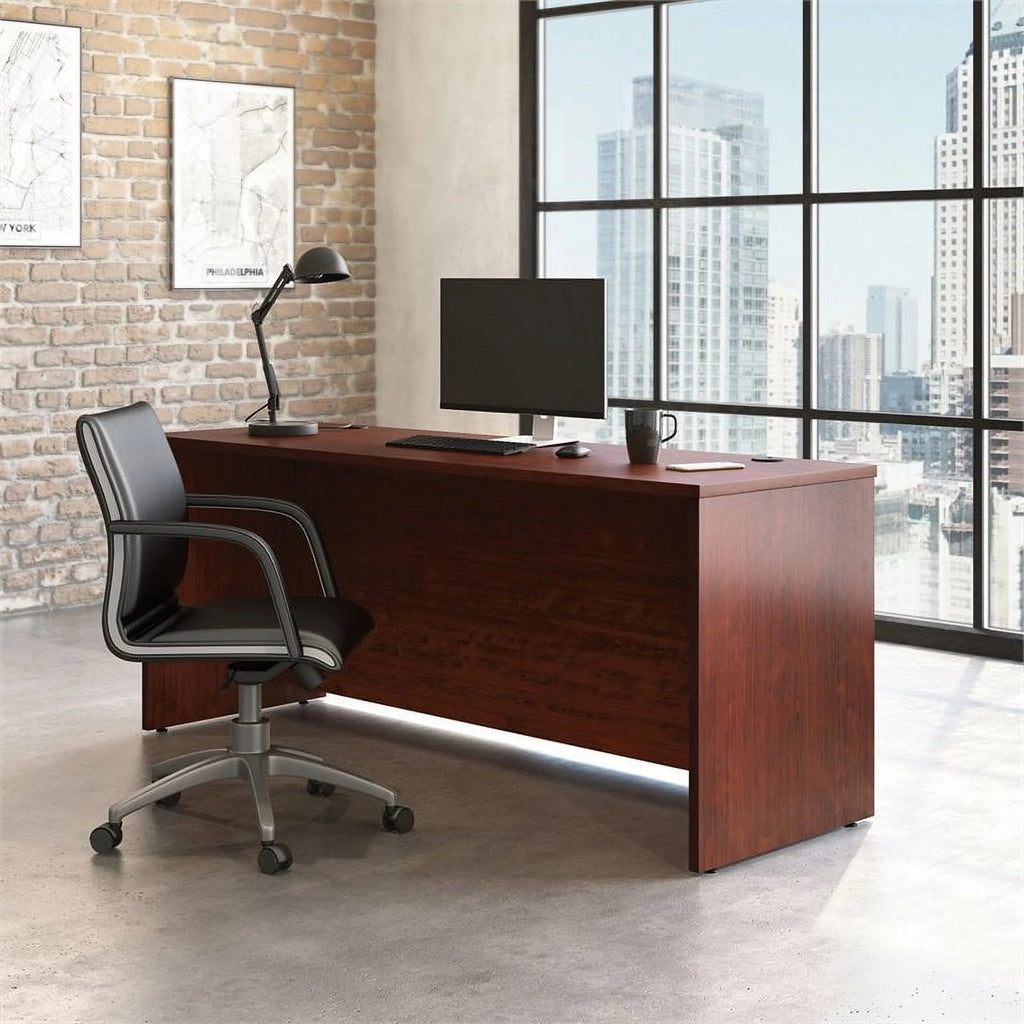 72" x 24" Engineered Wood Desk Shell in Classic Cherry K148