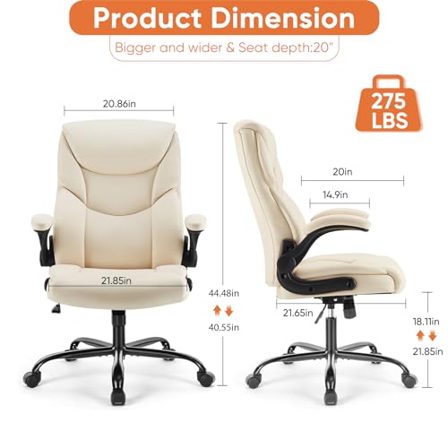 Black Ergonomic PU Leather Office Chair O69112